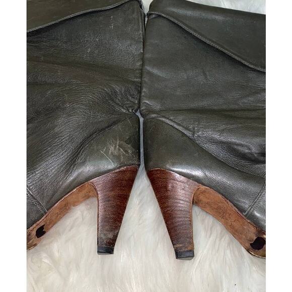 Zodiac USA Vintage Leather Cowboy Boots 8.5 - Picture 5 of 13